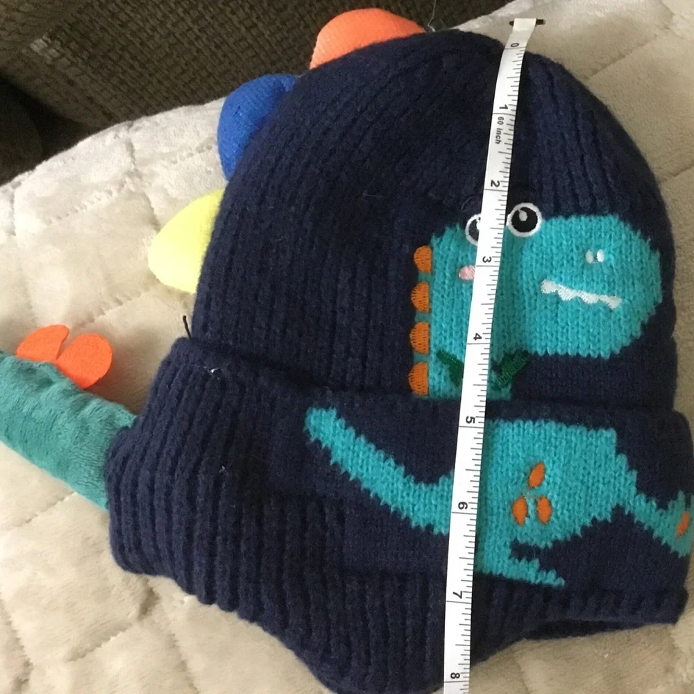 Dinosaur Insulated Winter Beanie Hat